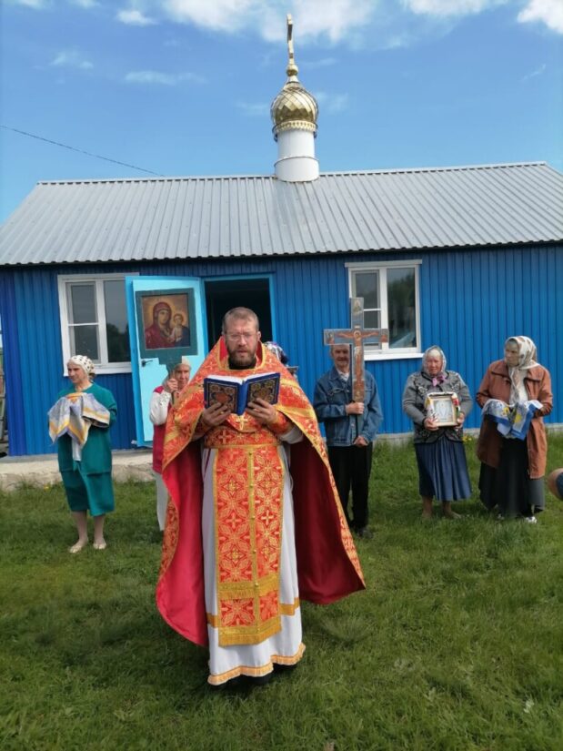 Литургия на Светлой Седмице в с. Казанка